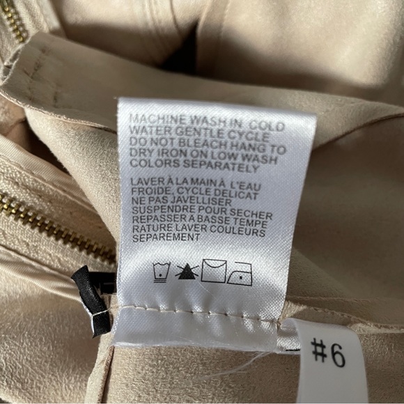 Proportion petite, Conrad C cream microfibre suede blazer sz4 - Picture 6 of 9